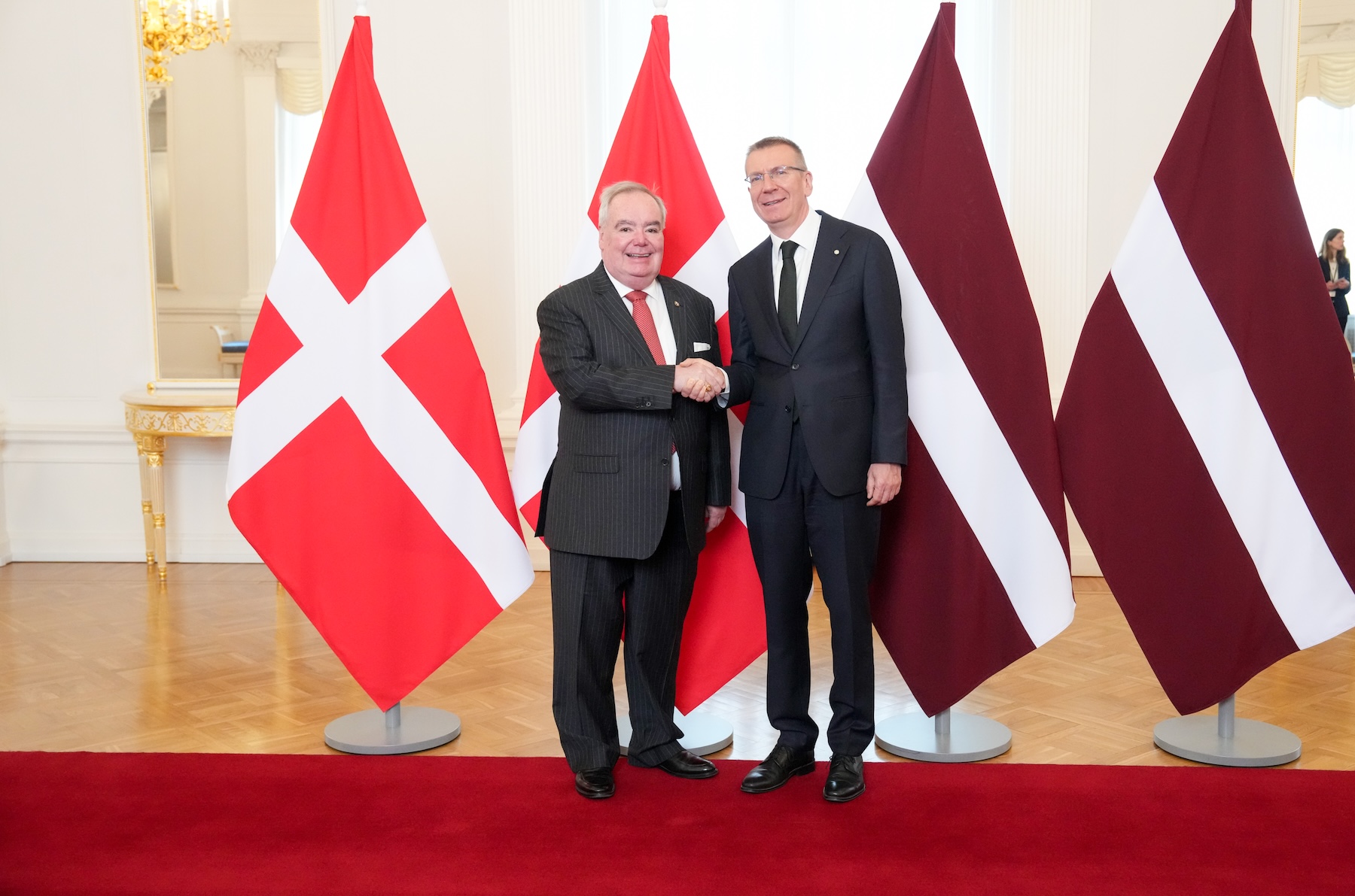 Order of Malta's Grand Master with President of Latvia